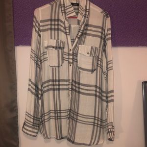 BDG light weight plaid shirt